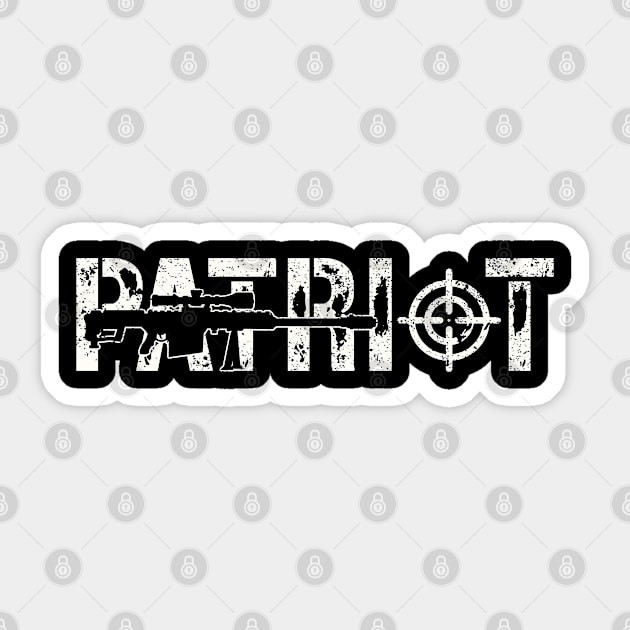 Patriot Sticker by Teefold